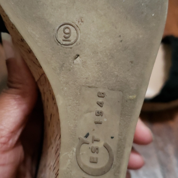 Cato Women's Black Wedges Size 9 - Picture 7 of 8